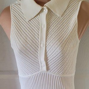 Belldini rib knit embellished top